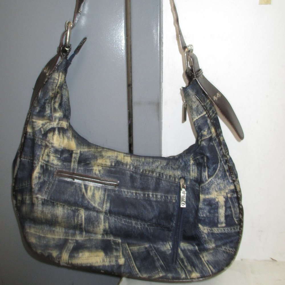 Diva Collection Women's Large Shoulder Crossbody Bag Purse Simple Embroidered